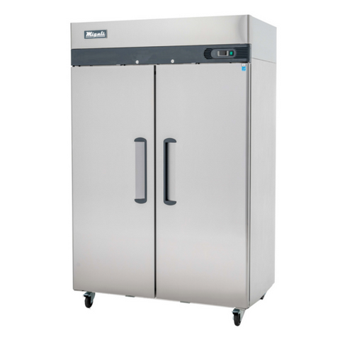 C-2R-HC Migali 51.7" 2-Section Reach-In Refrigerator