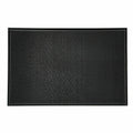 BM-1812K Winco 18" x 12" Black Service Mat-WINCO