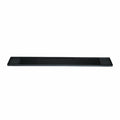 BM-327K Winco 27" x 3-1/4" Black Rubber Bar Mat-WINCO