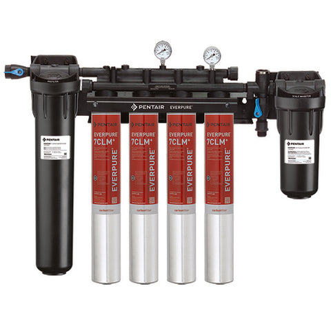 Everpure EV977134 High Flow CSR Quad-7CLM+ Fountain Filtration System