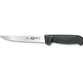 5.6003.15-X1 Victorinox 6" Straight Stiff Blade Boning Knife w/ Black Fibrox Handle-Victorinox Swiss Army