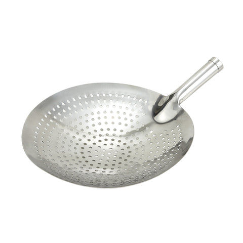 SC-12 Winco 12" Round Stainless Steel Skimmer