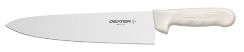 Dexter Russell S145-10PCP Sani-Safe 10" Cook's Knife with White Polypropylene Handle