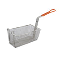 FB-10 Winco Heavy-Duty Fry Basket w/ 10" Orange Handle-WINCO