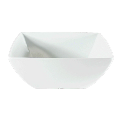 Thunder Group 69004WT 8 oz Classic White Melamine Square Bowl