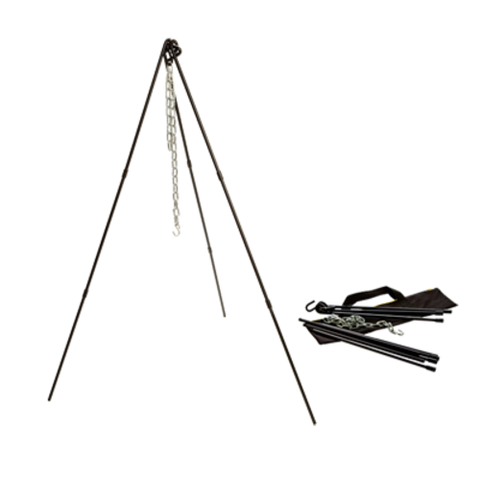 Lodge Cast Iron ATP2 Adjustable Camp Tripod, 40-60 Inch