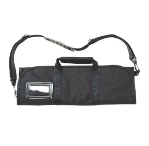 Victorinox 7.4012.6 8-Slot Polyester Knife Roll Bag, Black