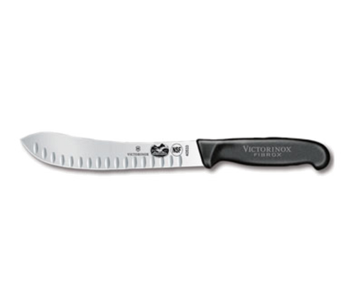 Victorinox 5.7423.20B 8 Inch Butcher Knife with Granton Edge and Fibrox Handle