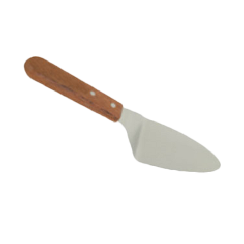 Thunder Group SLTWPS005 Stainless Steel Pie, Cake and Pizza Server with Wood Handle