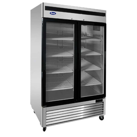 Atosa USA MCF8703ES 54" Two Section Glass Door Freezer Merchandiser