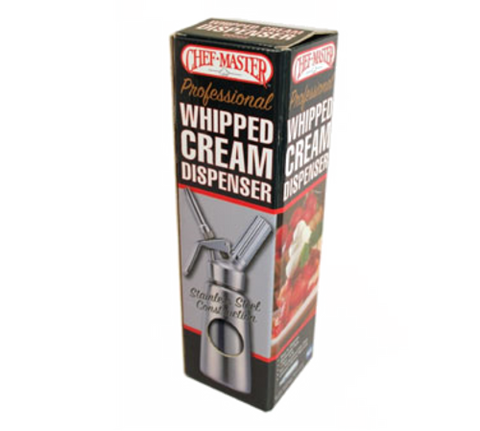 CHEF MASTER 90078 0.5 Liter Stainless Steel Whipped Cream Dispenser