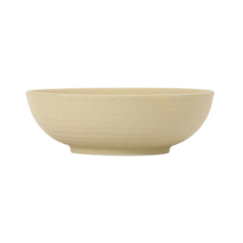 VYB-260Y Tuxton Matte Beige 26 Oz. Embossed China Bowl