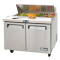 C-SP48-12-HC Migali 48" 2 Door Refrigerated Sandwich Prep Table-Migali Industries