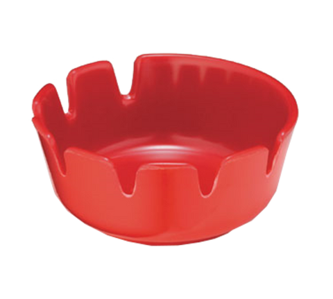 TableCraft Products 265R-1 Deep Well Red Melamine Ashtray