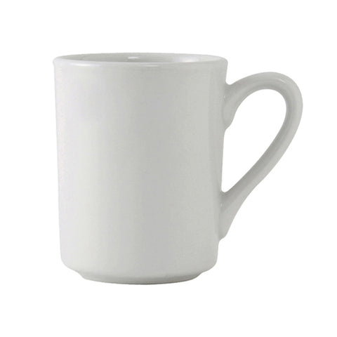 ALM-085 Tuxton 8.5 Oz. White China Mug