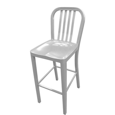 Slat back, Navy Series Barstool - Each-OAK STREET MANUFACTURING