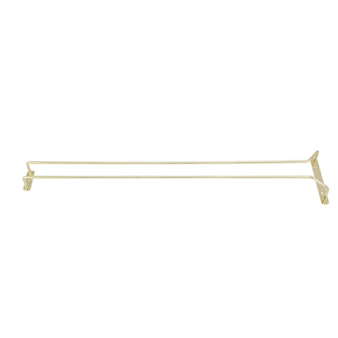 Winco GH-24 24-Inch Brass-Plated Wire Single Channel Glass Hanger