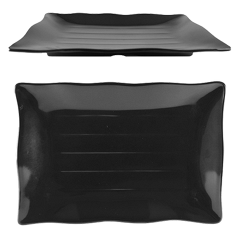 24140BK Thunder Group Plate, 13-1/2"L x 9-1/8"W, rectangular-Thunder Group