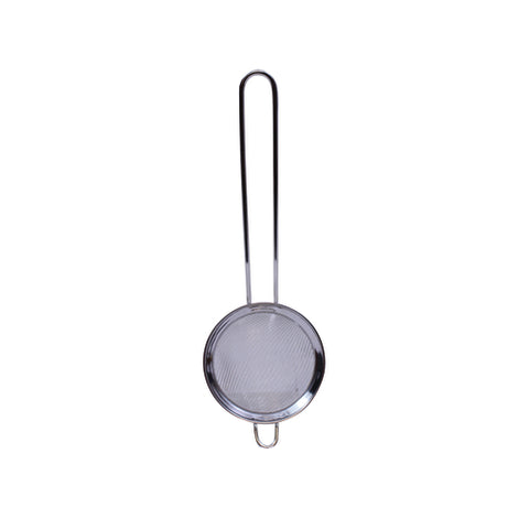 TableCraft HS220 Mesh Cocktail Strainer - 8" Fine Stainless Steel Mesh Strainer