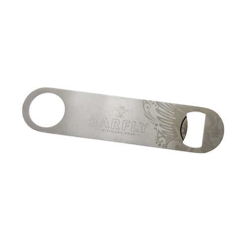 M37035 Mercer Barfly Bottle Opener, Handheld, 7" Overall Length, Stainless Steel-Mercer Culinary