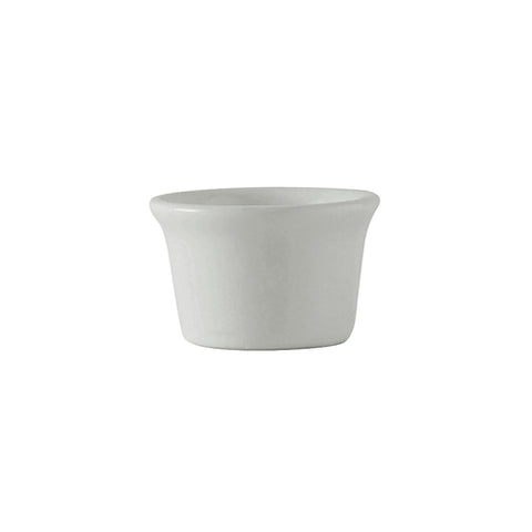 BWX-015 Tuxton DuraTux 1.5 Oz. White Smooth China Ramekin