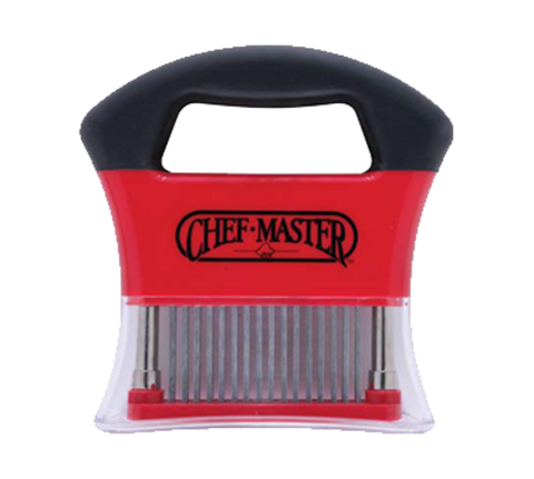 Chef Master 90009 48-Blade Stainless Steel Handheld Meat Tenderizer