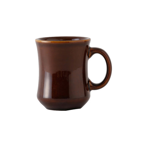 Tuxton China BAM-0806 9 oz. Caramel Princess Mug