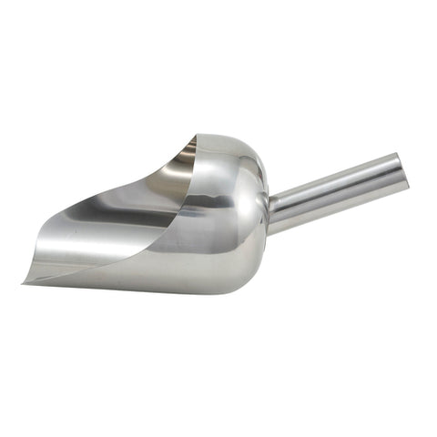 SSC-3 Winco 3 Qt. Stainless Steel Utility Scoop-WINCO