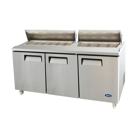 MSF8308GR — 72″ Refrigerated Mega Top Sandwich Prep. Table