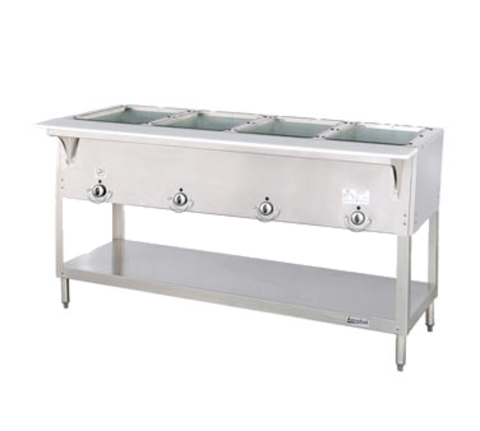 E304-120 Duke 58-3/8" 120V Electric 4-Well Hot Food Station-Duke Manufacturing