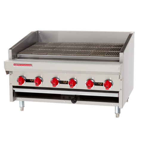 American Range ADJ-72 72 in Countertop Adjustable Radiant Gas Broiler