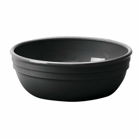 Cambro 100CW110 Camwear Black Polycarbonate Nappie Bowl, 12.5 oz