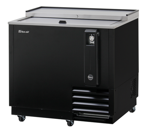 TBC-36SB-N6 Turbo Air 36" 1-Section Black Bottle Cooler-Turbo Air