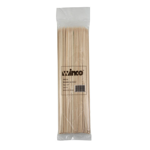 WSK-10 Winco 10" Bamboo Skewers - Bag-WINCO