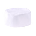 M60075WH Mercer Millennia White Top Chef Skull Cap / Pill Box Hat-Mercer Culinary