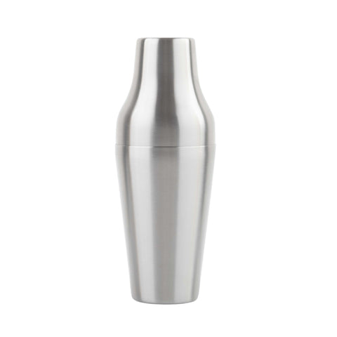 TableCraft 10520 20 oz. Premium 2-Piece Brushed Stainless Steel Cocktail Shaker
