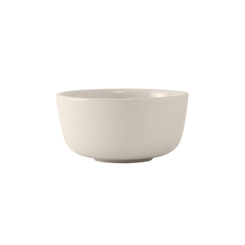 Tuxton China TRE-095 Jung Bowl 9-1/2 oz. American White/Eggshell Round Fully Vitrified Ceramic