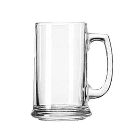 Libbey Glass 5011 15 oz Clear Handled Glass Beer Mug