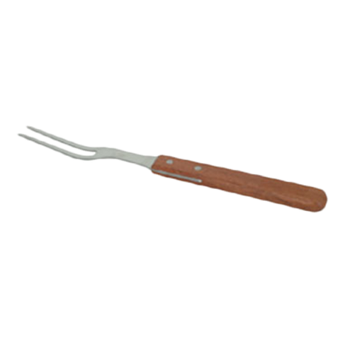 Thunder Group SLTWPF013 13" Stainless Steel Pot Fork with Riveted Wood Handle