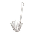 TB-20 Winco 8-3/10" Taco Salad Bowl Fry Basket-WINCO