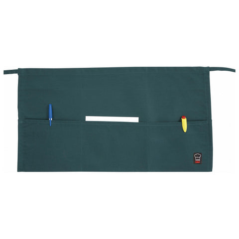 WA-1221G Winco 3-Pocket Green Waist Apron