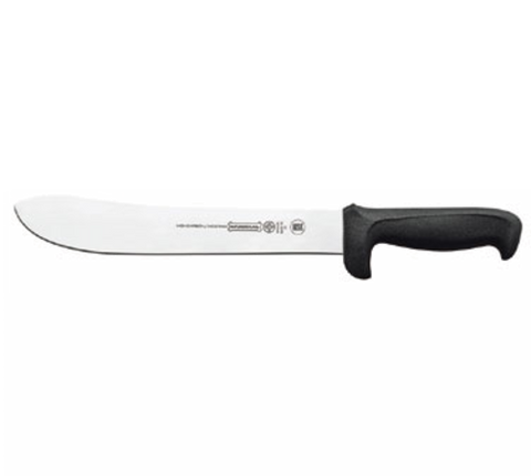 Mundial 5625-10 Butcher Knife, 10" High Carbon/No Stain Blade with Black Polypropylene Handle
