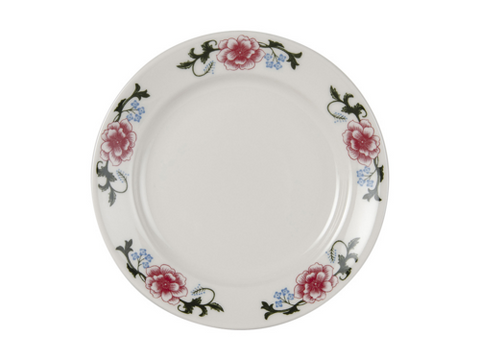 LRA-0909 Tuxton China Plate, 9\" round