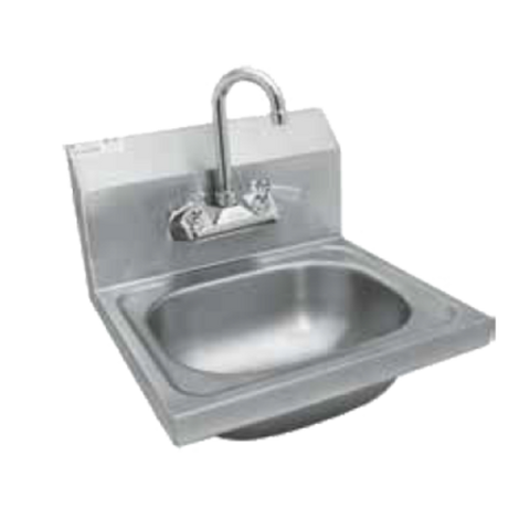 GSW USA HS-1615W Wide Wall Mount Stainless Steel Hand Sink