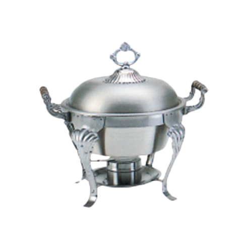 SLRCF8632 Thunder Group Deluxe Chafer, 5 quart, half-size round