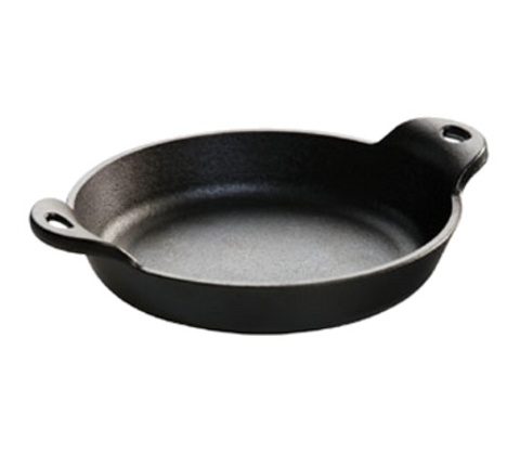 HMSRD Lodge 14 Oz. Pre-Seasoned Heat-Treated Cast Iron Round Mini Server