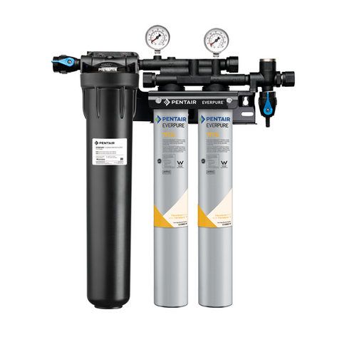 Everpure QC7I PF TWIN 7FC5 Water Filtration System for Fountain and Beverage Machines