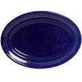 CCH-116 Tuxton Concentrix 11-1/2" x 8-3/8" Cobalt Oval China Platter-Tuxton China