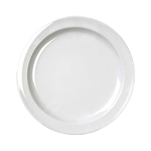 NS105W Thunder Group 5-1/2" Nutstone White Melamine Plate