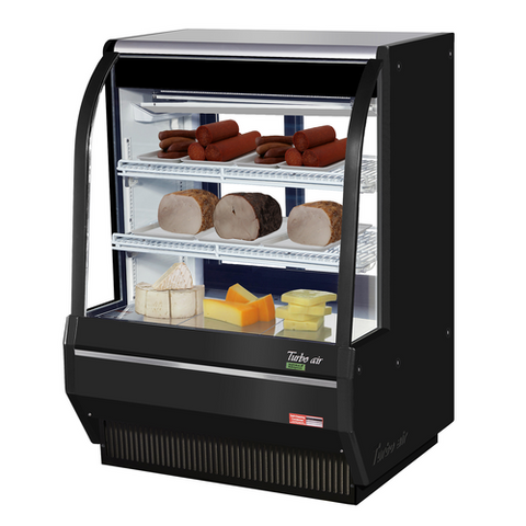 Turbo Air TCDD-36H-W(B)-N 36.5" High-Profile Refrigerated Deli Case